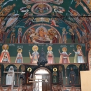 Fresca Alba Iulia vedere Pronaos perete Cafas Sfinti Martiri Brancoveni Adormirea Maicii Domnului