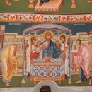 Impartasirea Apostolilor, Fresca, Altar pictura bizantina