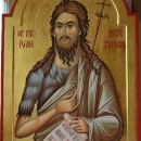 icoana pe lemn Sf Ioan Botezatorul  60x85, foita de aur 24 K